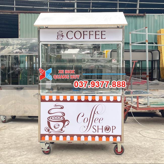 Xe đẩy cafe take away 1m2 Coffee Shop