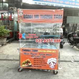 Xe bán bánh mì 1m2 Thanh Tâm