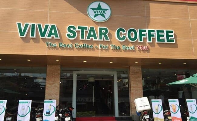 viva star coffee nhượng quyền