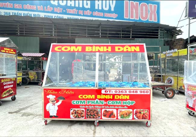 gia công tủ cơm tại Quang Huy