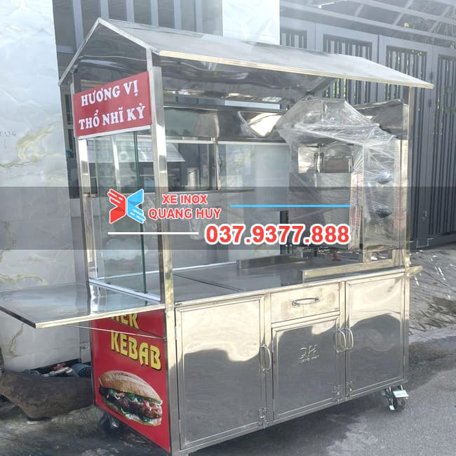 Xe bán bánh mì Thổ Nhĩ Kỳ 1m5 Quang Khôi