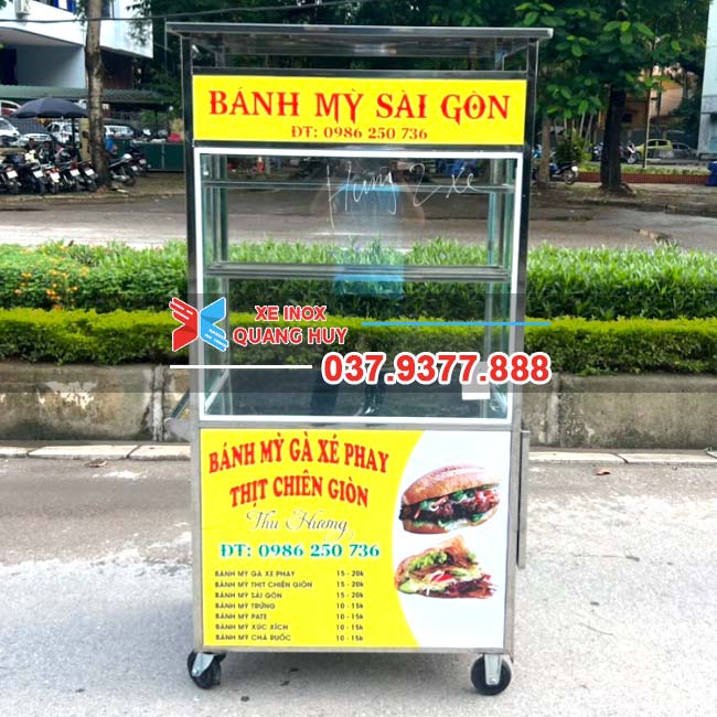 Xe đẩy bánh mì 90cm Thu Hương Sài Gòn