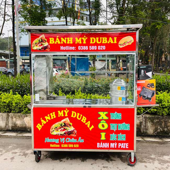 Mua xe bánh mì mới tại Quang Huy