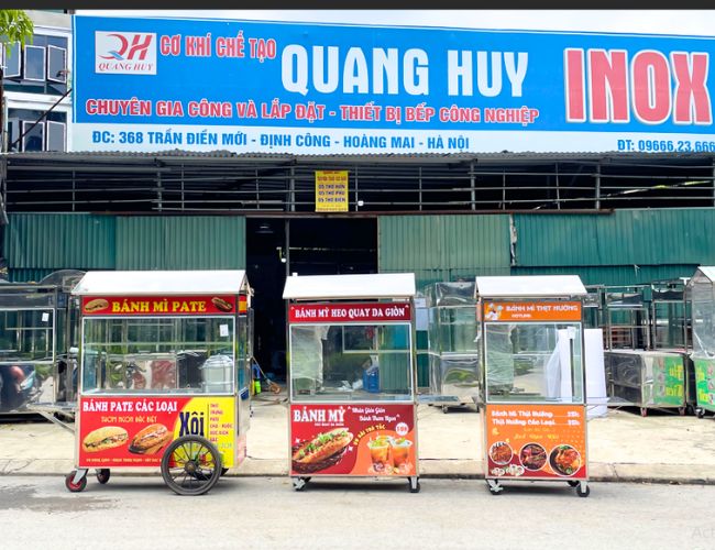 xe bánh mì Quang Huy